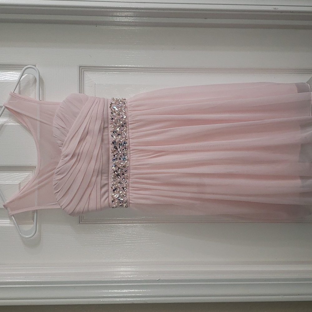 Kids size 7 light pink dress